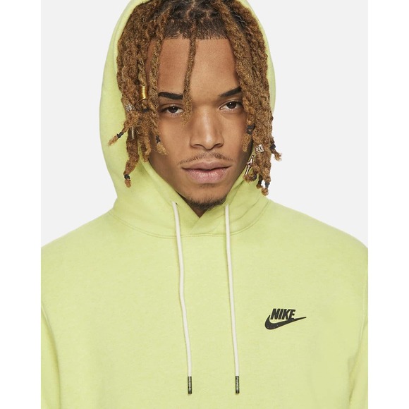 Nike Sportswear NSW Men’s Pullover Hoodie Limelight Sz Medium DA0680-352 - Picture 4 of 7